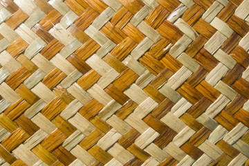 Maori woven design background made out of flax material - obrazy, fototapety, plakaty