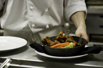 Chef Preparing Appetizer