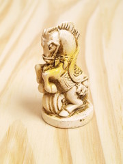 Chess knight in Vintage Chinese Style
