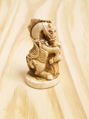 Chess knight  in Vintage Chinese Style