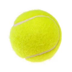 Foto op Plexiglas Bol Uitsparing tennisbal