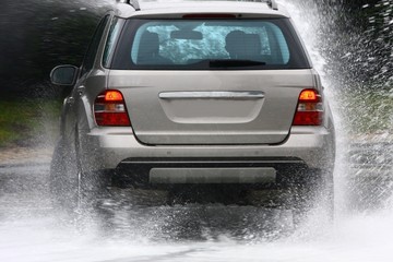 conduite sous pluie