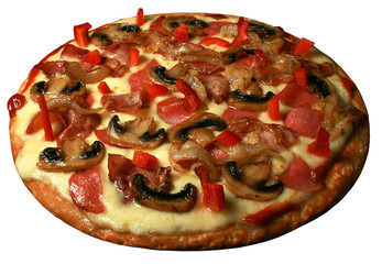 Pizza champignons paprika