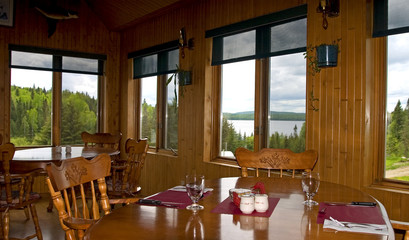 mountain lodge