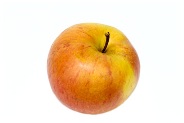 Yellow red apple