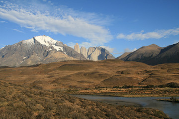 Torres del Paine national park in Chilean Patagonia