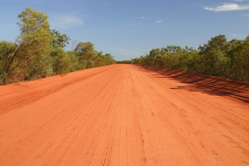 Fototapeta na wymiar Australian rural road.