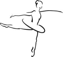 Dancing ballerina