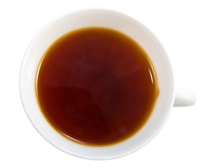 cup of tea isolated
