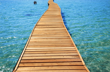 Pier on the beach
