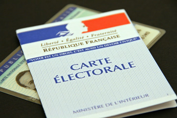 Naklejka premium voter est un droit