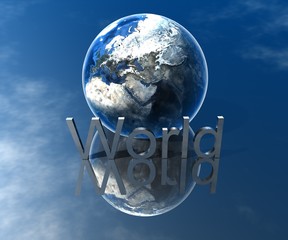 3D Logo World
