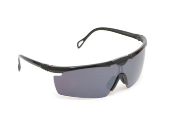 Black sunglasses isolated on the white background