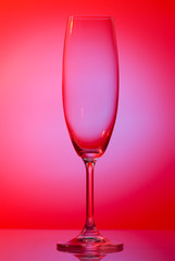 empty wine glass