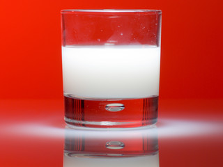 filled whiskey glass