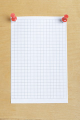 close up of white note pad