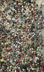 People crowd texture