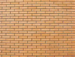 Colored fine brick wall