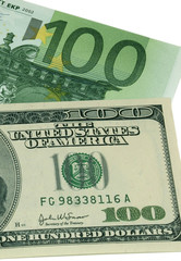 Euro versus US dollar