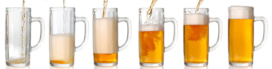Pouring beer. 43 Mpxls.
