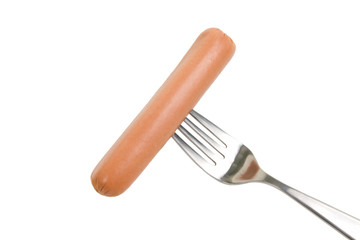 Weiner on a fork