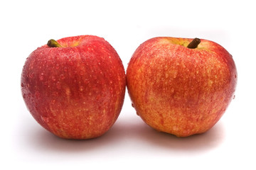 two red apple