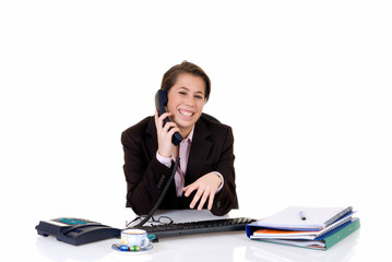 Attractive young secretary