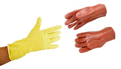 chemicals protective gloves