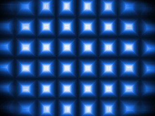 blue light cubes abstract background