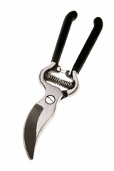 Garden shears isolated on white