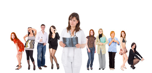 doctor patients and extras