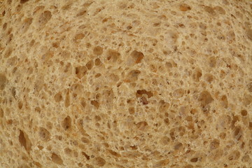 Shot bread in the macro option