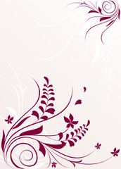 Fototapeta na wymiar floral background - vector