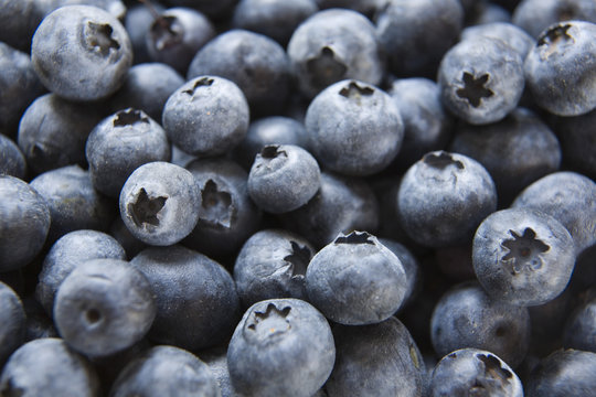 Full frame image of blueberries