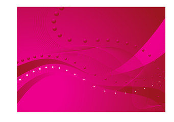 Abstract background with wavy lines and a pink theme