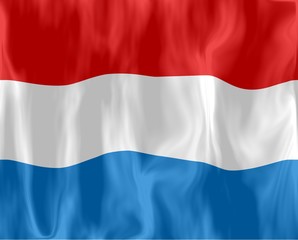 luxembourg drapeau froissé crumpled flag - obrazy, fototapety, plakaty