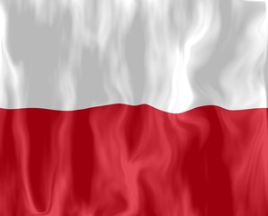 Fototapeta premium pologne drapeau froissé poland crumpled flag