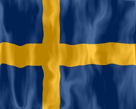 suède suede drapeau froissé sweden flag