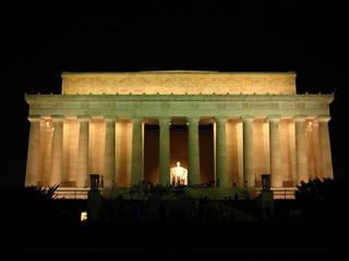Lincoln Memorial at Night, Washington DC 