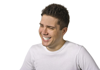 Fototapeta premium Man laughing