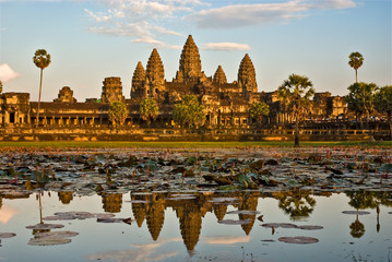 Angkor Wat at sunset, cambodia.