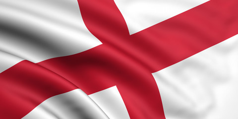 Flag Of England - obrazy, fototapety, plakaty