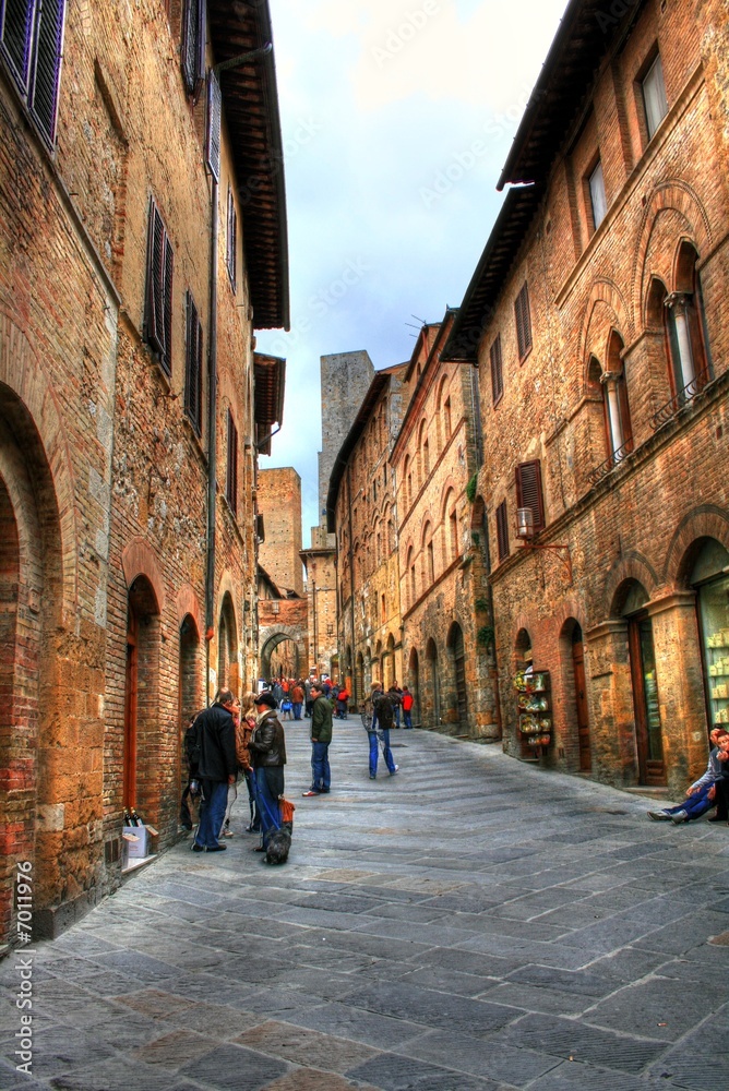 Wall mural san gimignano - tuscany / italy