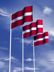 Latvian flag