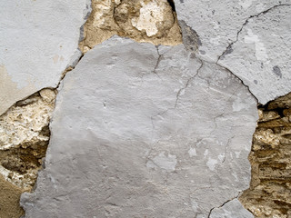Old grey plaster
