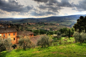 Fototapeta na wymiar Toskania / Włochy - San Gimignano