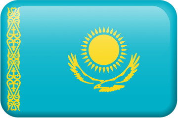 Kazakhstan Flag Button