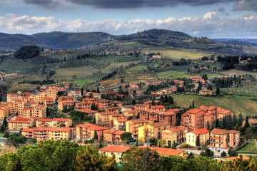 Fototapeta na wymiar San Gimignano - Italy / Tuscany