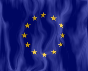 europe drapeau froissé crumpled flag