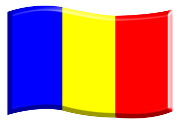 Fototapeta premium Drapeau du Tchad